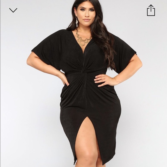 fashion nova knot dress